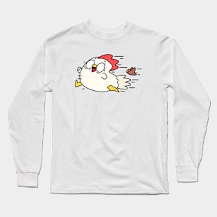 Runaway Chicken Long Sleeve T-Shirt